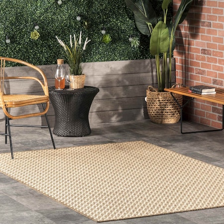 Nuloom Camryn Herringbone Indoor/Outdoor Area Rug 9ft 6in x 12ft GBCB22A-96012